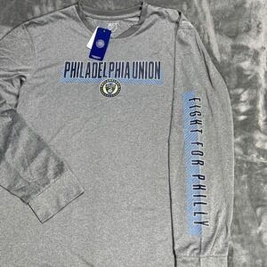 Philadelphia Union Shirt Adult XL Fight For Philly Active Thermal Spellout MLS
